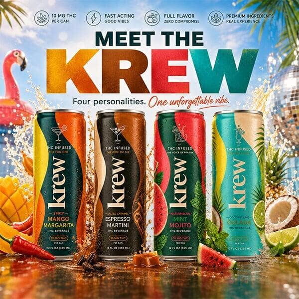 Krew collection feature banner.